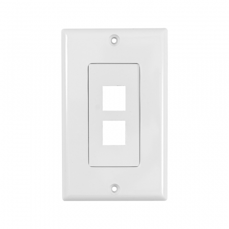 System One WP802 Wallplate  i gruppen Hjemmestereo / Tilbehør / Stik og paneler hos BRL Electronics (815WP802)