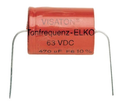 Visaton Kondensator 150UF/63VAC i gruppen Hjemmestereo / Byg selv / Delefiltre hos BRL Electronics (8305390)