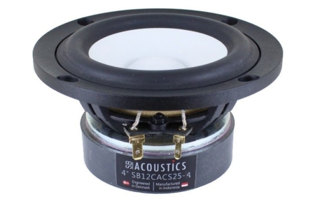 SB Acoustics SB12CACS25-4, 4 tommer bas/mellemtone i gruppen Nyheder hos BRL (832SB12CACS254)