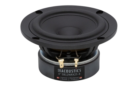 SB Acoustics SB12NRX25-8, 4 tommers bas/mellemtone i gruppen Nyheder hos BRL (832SB12NRX258)