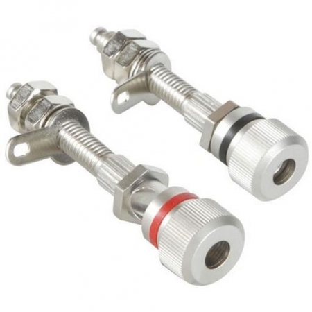 Dayton Audio Högtalarterminaler BPA3-8 Satin nickel i gruppen Hjemmestereo / Byg selv / Tilbehør hos BRL Electronics (860BPA38SN)
