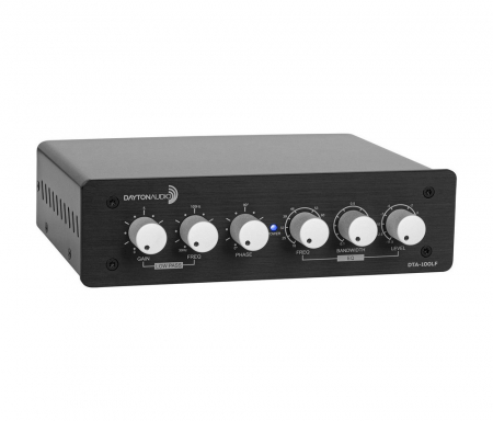 Dayton Audio DTA-100LF, förstärkare med lågpassfilter & EQ i gruppen Hjemmestereo / Forstærker / Subwooferforstærker hos BRL Electronics (860DTA100LF)