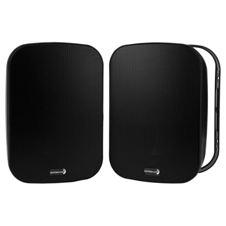 Dayton Audio IO65XTB, 6,5-tommer udendørs højttaler med 70/100V-understøttelse, sort par i gruppen Nyheder hos BRL (860IO65XTB)