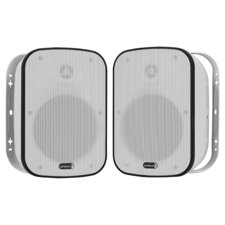 Dayton Audio IO65XTW, 6,5 tommer udendørshøjttaler med 70/100V-understøttelse, hvidt par i gruppen Nyheder hos BRL (860IO65XTW)