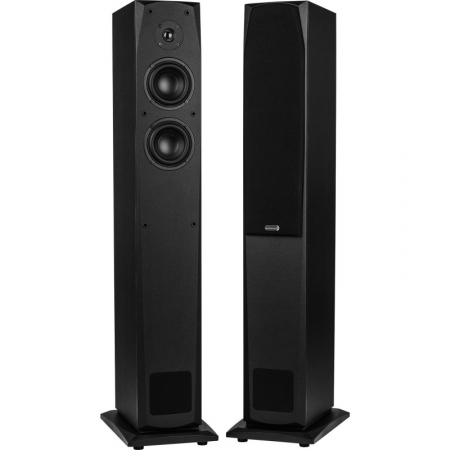 Dayton Audio MK442T golvhögtalare, svart par i gruppen Hjemmestereo / Højttalere / Gulvhøjttalere hos BRL Electronics (860MK442T)