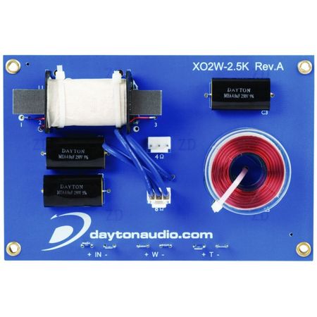 Dayton Audio XO2W-2.5K i gruppen Bilstereo / Tilbehør / Delefiltre hos BRL (860XO2W25K)