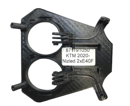 KTM 2020-2023 3D print Lamphållare Nizled till 2xE30F/E40F i gruppen Bilstereo / LED-lys / Enduro / Tilbehør hos BRL Electronics (871191050)
