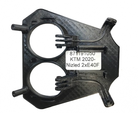 KTM 2020-2023 3D print Lamphållare Nizled till 2xE30F/E40F i gruppen Bilstereo / LED-lys / Enduro / Hvad passer til min motorcykel / KTM / 2020-2023 hos BRL Electronics (871191050)