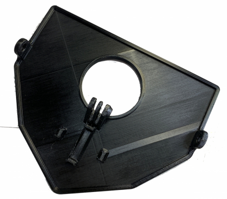 Yamaha 2019-2023 3D print Lampfäste Nizled 1xE30F/E40F i gruppen Bilstereo / LED-lys / Enduro / Hvad passer til min motorcykel / Yamaha / 2019- hos BRL Electronics (871210201)