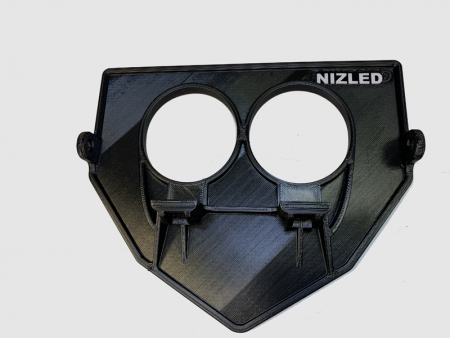 Yamaha 2019-2023 3D print Lampfäste Nizled 2xR40DRL/E40D i gruppen Bilstereo / LED-lys / Enduro / Hvad passer til min motorcykel / Yamaha / 2019- hos BRL Electronics (871210203)