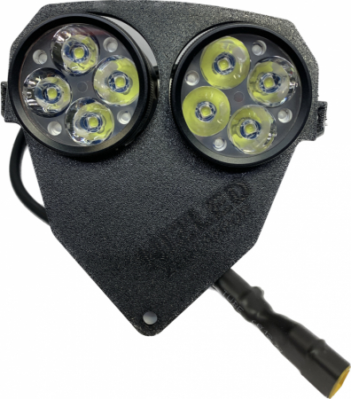 Lampfäste Beta -2019, utan kåpa, NIZLED 2xR40DRL kallvit (80w) i gruppen Bilstereo / LED-lys / Enduro / Hvad passer til min motorcykel / Beta / 2017-2019 / 4-takt hos BRL Electronics (871BETA19R40D2L)