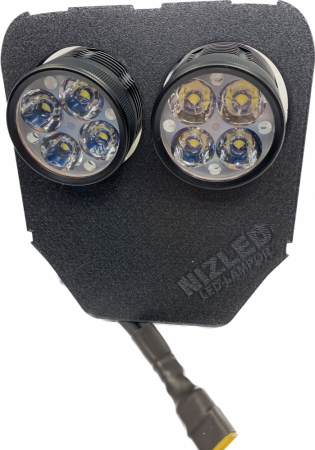 Dubbel lampfäste 80w Husqvarna 2020-2023, NIZLED R40DRL kallvit i gruppen Bilstereo / LED-lys / Enduro / Hvad passer til min motorcykel / Husqvarna / 2020-2023 hos BRL Electronics (871HUSA20R40D)