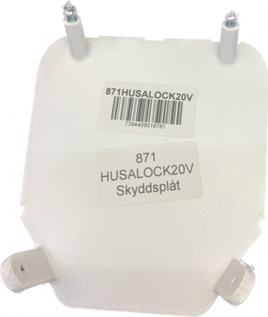 Skyddsplåt lamphus Husqvarna 2020-2023, vit i gruppen Bilstereo / LED-lys / Enduro / Hvad passer til min motorcykel / Husqvarna / 2020-2023 hos BRL Electronics (871HUSALOCK20V)