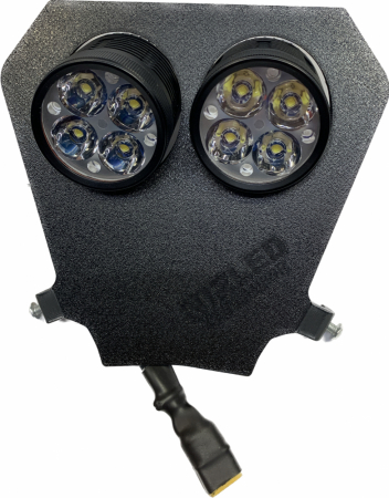 Lampfäste KTM 2017-2019, 80w med 2st NIZLED R40DRL i gruppen Bilstereo / LED-lys / Enduro / Hvad passer til min motorcykel / KTM / 2017-2019 hos BRL Electronics (871KTM19R40D2)