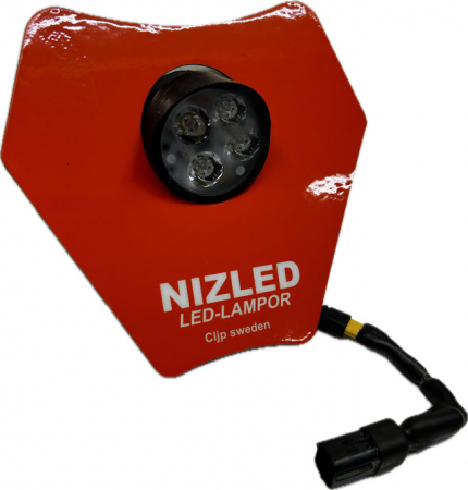 Singelkåpfäste 2,5/50w KTM 2024-, orange, kallvit 1xE406k NIZLED i gruppen Bilstereo / LED-lys / Enduro / Hvad passer til min motorcykel / KTM / 2024- / 4-takt hos BRL Electronics (871KTM24E40F1)