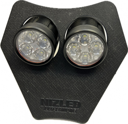 Lampfäste KTM 2024-, med 2st NIZLED 80watt R40DRL kallvit i gruppen Bilstereo / LED-lys / Enduro / Hvad passer til min motorcykel / KTM / 2024- / 4-takt hos BRL (871KTM24R40D2)