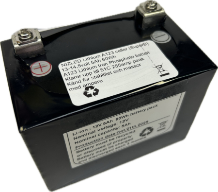 Li-ion Enduro batteri 14 volt 5Ah med A123 cell, (SuperB) passar KTM 2024- i gruppen Nyheder hos BRL (871LIION5KTM24)