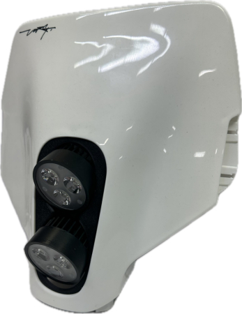 Stark Varg aktiv lampkåpa 2xE30 kallvit, 30watt/6ah vapcell liion batteri, vit i gruppen Bilstereo / LED-lys / Enduro / Hvad passer til min motorcykel / Stark Varg / 2023- hos BRL (871STARKE2306AH)