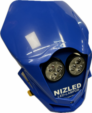 TM Racing 2015-2019, blå, kallvit 2xE30F (60W) lampkåpa i gruppen Bilstereo / LED-lys / Enduro / Hvad passer til min motorcykel / TM Racing / 2015-2019 hos BRL Electronics (871TMB19E30F)