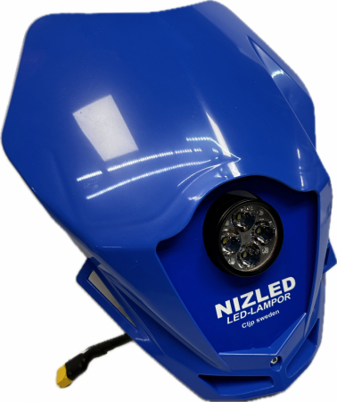TM Racing 2015-2019, blå, kallvit 1xR40D1 (40W) lampkåpa i gruppen Bilstereo / LED-lys / Enduro / Hvad passer til min motorcykel / TM Racing / 2015-2019 hos BRL Electronics (871TMB19R40D1)