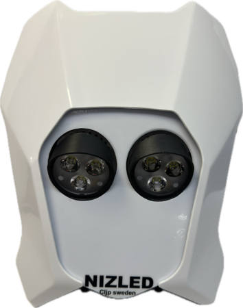 Dobbeltlys koldhvid 70W Triumph 2024-, hvid, 2xE306k NIZLED i gruppen Bilstereo / LED-lys / Enduro / Hvad passer til min motorcykel / Triumph / 2024- hos BRL (871TRIUMPHV24E30F)