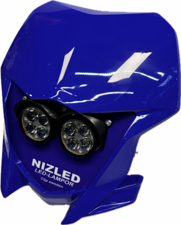 Dubbelkåpa 80w Yamaha blå 2019-2024, NIZLED R40DRL i gruppen Bilstereo / LED-lys / Enduro / Hvad passer til min motorcykel / Yamaha / 2019- hos BRL Electronics (871YAMB19R40D)