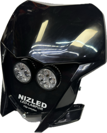 Dobbelt lampeskærm koldhvid 80w Yamaha WR 2019-2026, sort, 2xE406k i gruppen Bilstereo / LED-lys / Enduro / Hvad passer til min motorcykel / Yamaha / 2019- hos BRL (871YAMS19E40F)