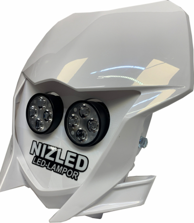 Dubbel lampkåpa kallvit 80w, Yamaha WR 2019-2025, vit, 2xE406k fläktlös i gruppen Bilstereo / LED-lys / Enduro / Hvad passer til min motorcykel / Yamaha / 2019- hos BRL Electronics (871YAMV19E40F)