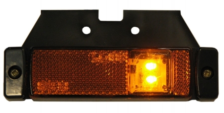 Strands Sidomarkering LED Orange12-24V,Med Fæste. E-Mærket. i gruppen Ekstra lys hos BRL (872800180)