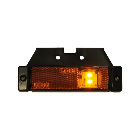 Strands Sidomarkering LED Orange12-24V,Med Fæste. E-Mærket. i gruppen Bilstereo / LED-lys / LED-lamper / Ekstra lys hos BRL (872800180)