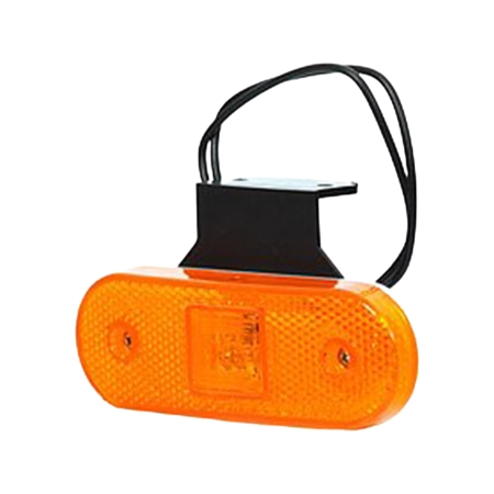 Strands Sido.M Orange 12-24V Med Fæste, Og Reflex. E-mærket. LED i gruppen Bilstereo / LED-lys / Monteringstilbehør / Refleks hos BRL (872800196)