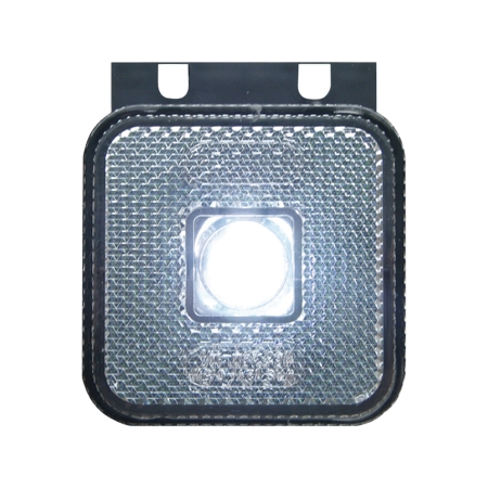 Strands Positionslys Hvid LED 12-24V, Inkl. Vinkelfæste E-mærket i gruppen Bilstereo / LED-lys / LED-lamper / Positionslys hos BRL (872800287)