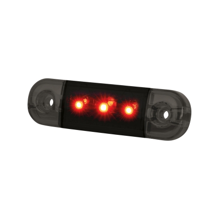 Strands Dark Knight Slim Positionslys 3 LED, Røde LED, Klart Glas i gruppen Bilstereo / LED-lys / LED-lamper / Positionslys hos BRL (872800331)