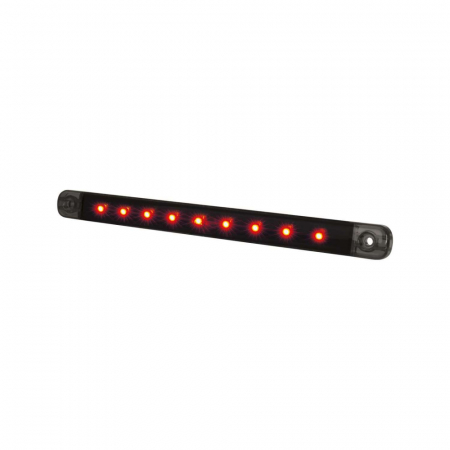 Strands Dark Knight Slim Positionslys 9LED, Røde LED, Klart Glas i gruppen Positionslys hos BRL (872800333)