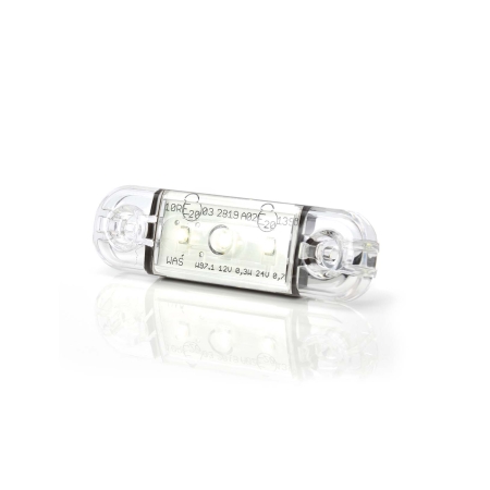 Strands Positionslys Hvid Slim 3 LED, 9-36V IP68. E-mærket. i gruppen Positionslys hos BRL (872800342)