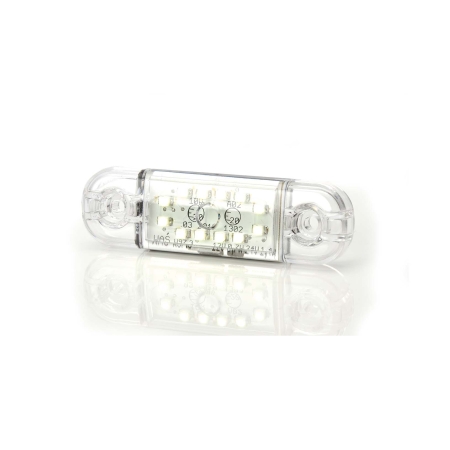 Strands Positionslys Hvid Slim 12 LED, 9-36V IP68. E-mærket. i gruppen Positionslys hos BRL (872800345)