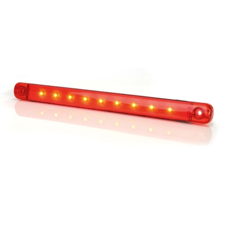 Strands Positionslys Rød Slim 9 LED, 9-36V IP68. E-mærket. i gruppen Positionslys hos BRL (872800347)