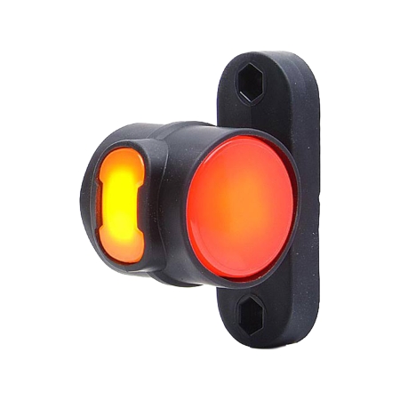 Strands Gummiarm Rak, Hvid, Orange & Rød i gruppen Bilstereo / LED-lys / LED-lamper / Ekstra lys hos BRL (872800359)