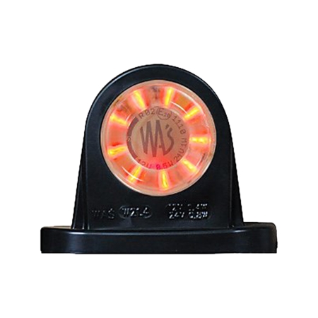 Strands Gummiarm Rød/Hvid LED 12-24V, Klarglas Foran/Bag, E-mærket. i gruppen Bilstereo / LED-lys / LED-lamper / Positionslys hos BRL (872800370N)