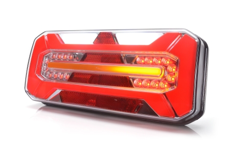 Strands Baglys 5 Funk. LED - Venstre,12-24V Dc, Dynamisk Blink., IP66/68 i gruppen Baklys hos BRL (872800538)