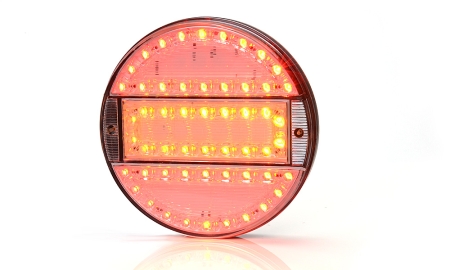 Strands Rund LED 3 Kammer 12-24V,142Mm Diameter Klar Linse i gruppen Baklys hos BRL (872800731)