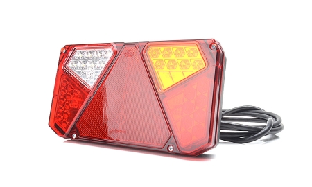 Strands Baglygter 5 Kamre LED Højre,12-24V DC Bag, Bremse, Bagud, Dim, Blink i gruppen Baklys hos BRL (872800916)