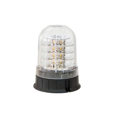 Strands roterende advarselslys LED 140mm planmontering/klart linse i gruppen Advarselslys hos BRL (872809056C)