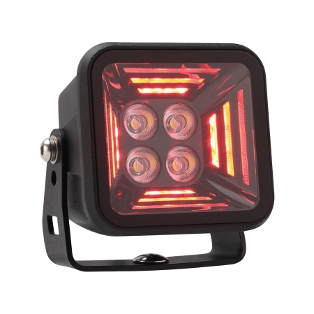 Strands Dark Knight Fortex Arbejdslampe 38W Rød i gruppen Bilstereo / LED-lys / LED-lamper / Arbejdsbelysning hos BRL (872809255)