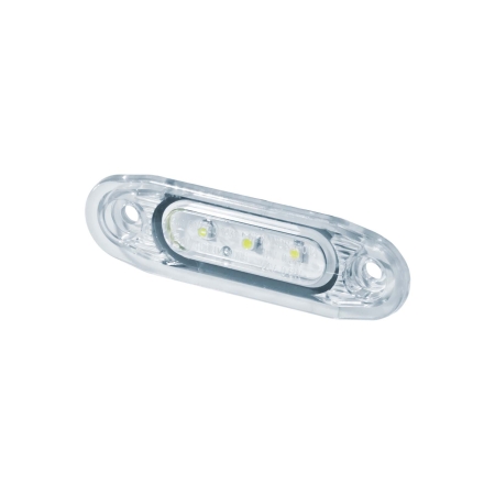 Strands Pos.Lys Sld Hvid LED, Hvidt Glas.,79X26Mm 5M Kabel i gruppen Positionslys hos BRL (872810023)