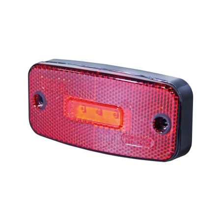 Strands Pos.Lys LED Rød 5LED, E-mærket, 12-24V i gruppen Bilstereo / LED-lys / LED-lamper / Positionslys hos BRL (872810131)
