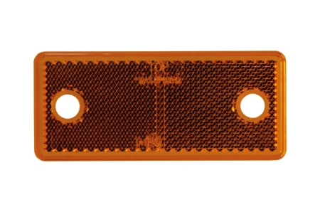 Strands Reflex Orange Rektang. 96X42Mm 4-Pak, Med Hul. E-Mærket. i gruppen Bilstereo / LED-lys / Monteringstilbehør / Refleks hos BRL (8728106584)