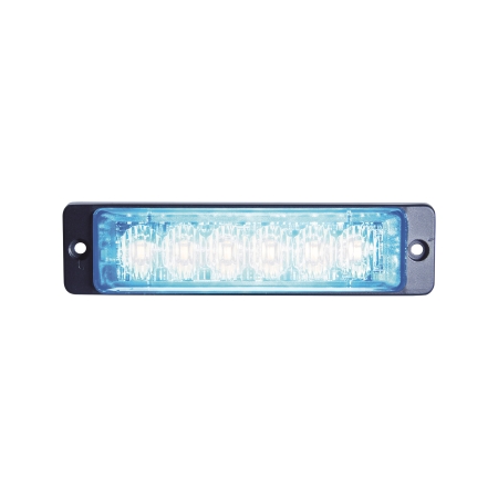 Strands Riktet Blinklys Blå 6 LED i gruppen Bilstereo / LED-lys / LED-lamper / Blitzlys hos BRL (872850180HPB)