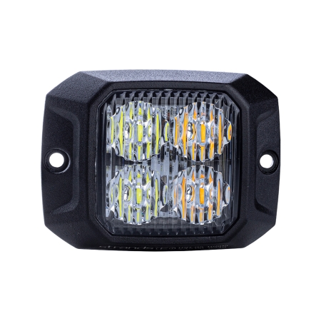 Strands Duo Riktat Blinklys Orange/Hvid 4 LED i gruppen Bilstereo / LED-lys / LED-lamper / Blitzlys hos BRL (872850204HPA)