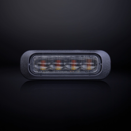 Strands Dark Knight Riktat Blixtlys Orange 4 LED Mørktonet Linse i gruppen Blitzlys hos BRL (872850402)